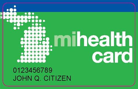 state of michigan mihealth card